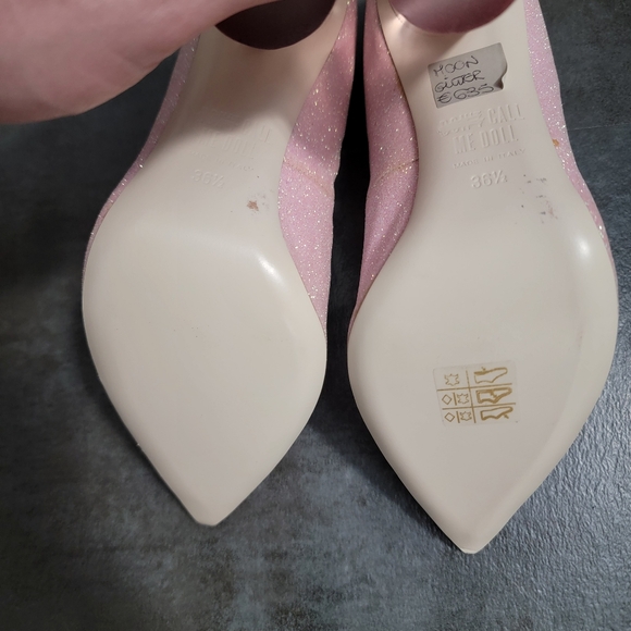 Francesca Bellavita Moon 100 Pumps, Pink, Women's Size EU 36.5 / US 6.5 - Picture 11 of 12